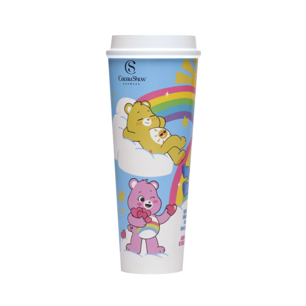 Copo com Achocolatado Chaveiro Ursinhos Carinhosos